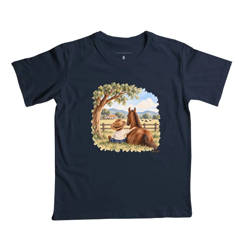 Camisa Infantil - Menino e Cavalo - Imagem 7