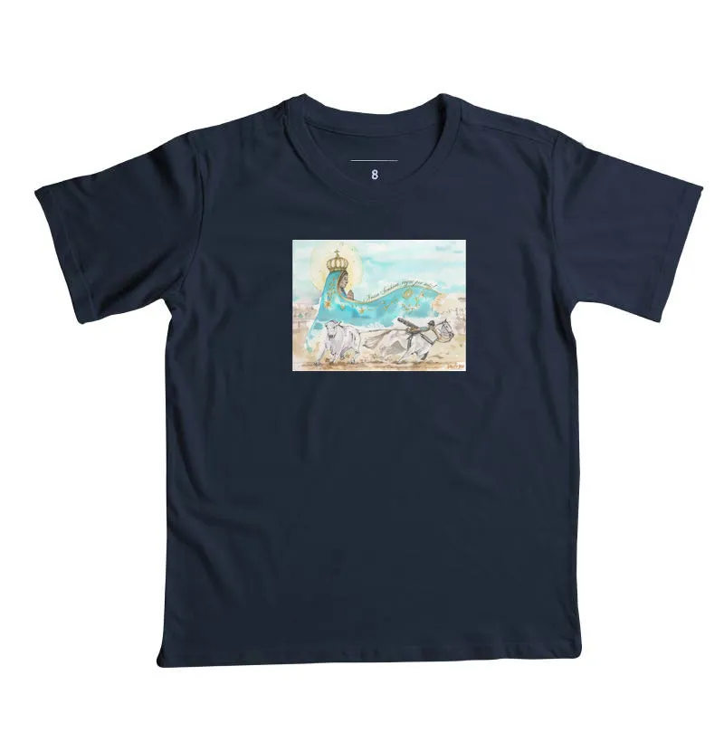 Camisa Infantil - Aquarela Nossa Senhora - Imagem 6