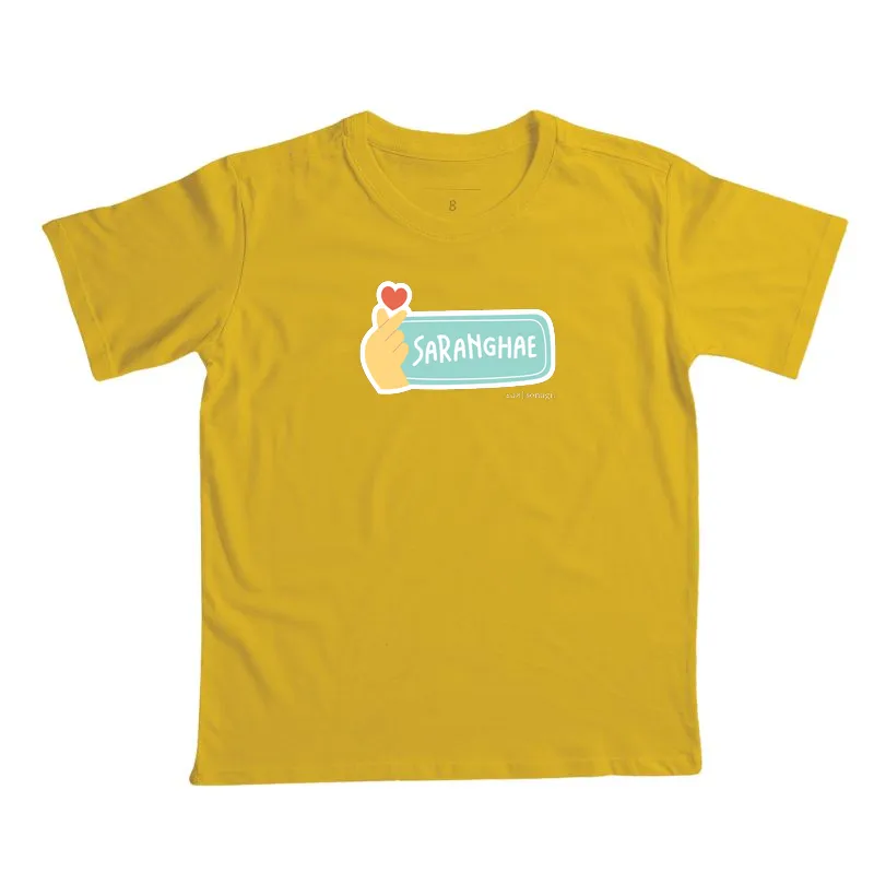 Camiseta Infantil Saranghae - Imagem 4