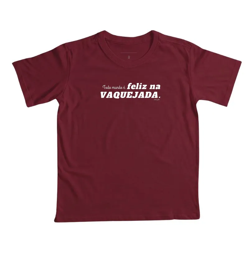 Camisa Infantil - Todo mundo é feliz na Vaquejada - Imagem 5