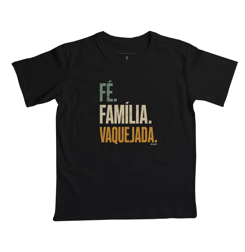 Camisa Infantil - Fé. Família. Vaquejada. - Imagem 6