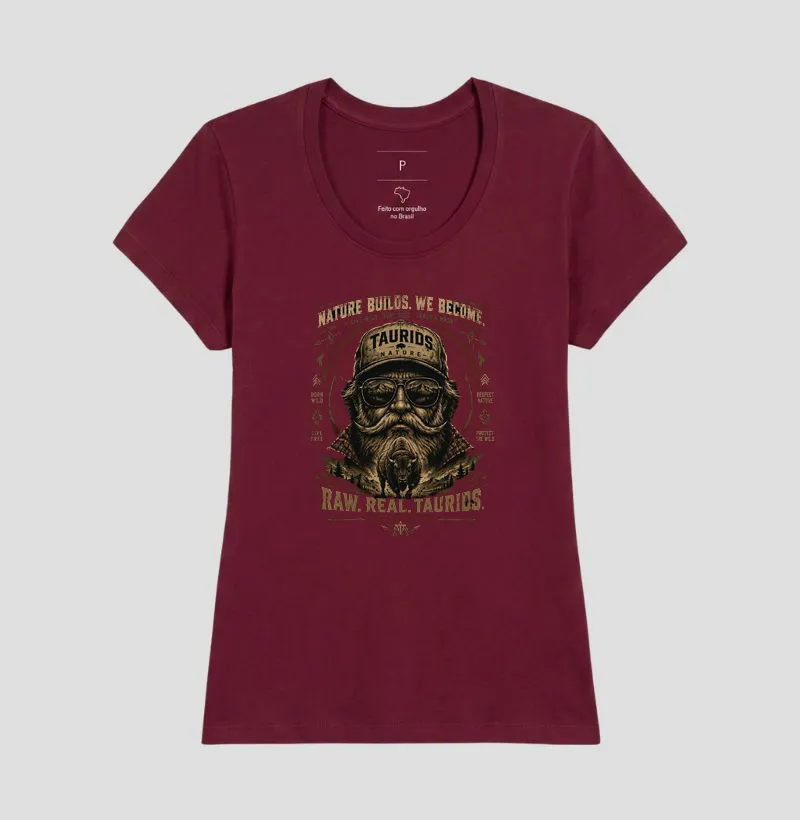 CAMISETA TAURIDS NATURE BUILDS WE BECOME  - Imagem 11
