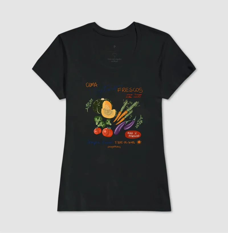 Tshirt Coma vegetais frescos - Imagem 3