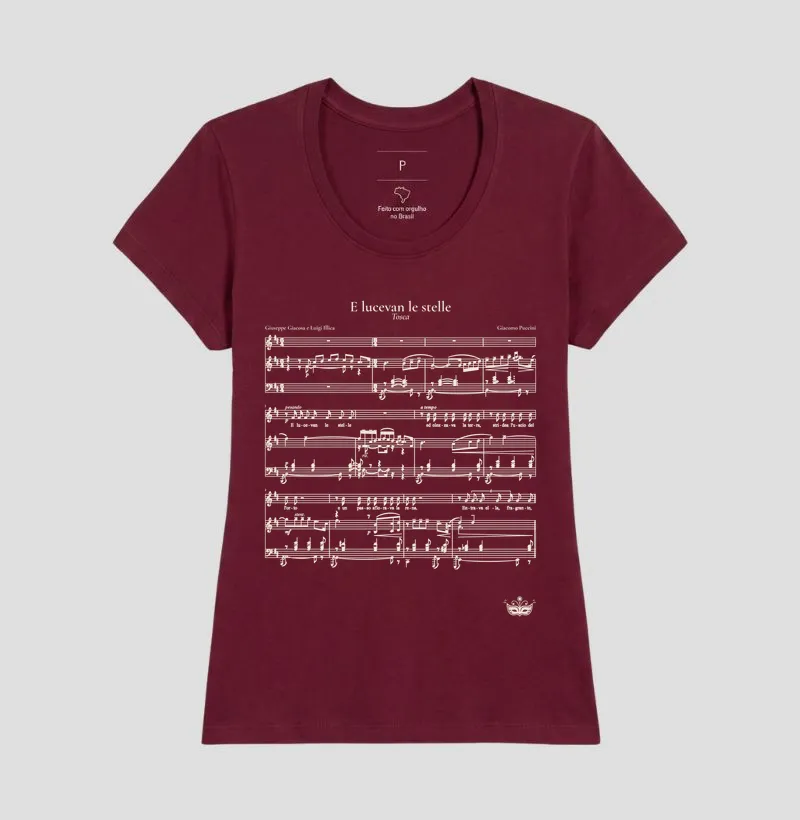 E lucevan le stelle - Tosca | Camiseta de Ópera - Imagem 19