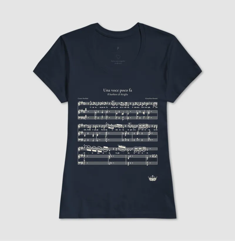 Una voce poco fa - Il barbiere di Siviglia | Camiseta de Ópera - Imagem 7