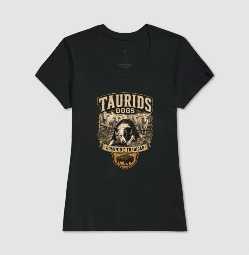 CAMISETA TAURIDS DOGS DOMINIO E TRADIÇÃO BORDER  - Imagem 3