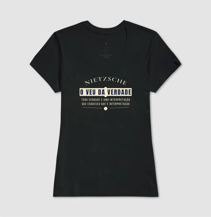 Camiseta Filosófica Nietzsche | Estampa O Véu da Verdade - Imagem 6