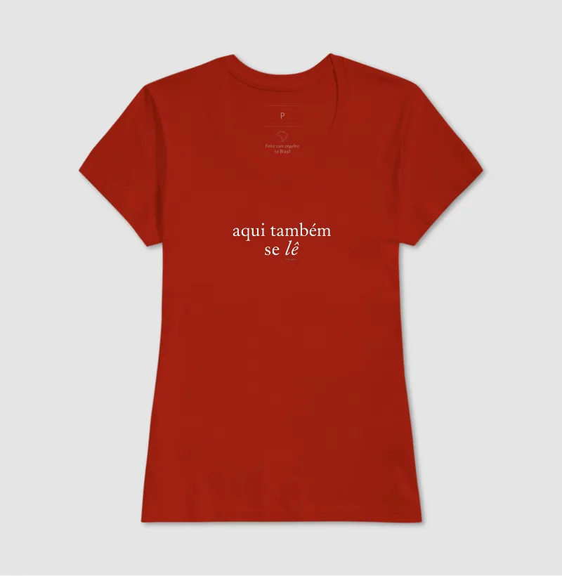 Camiseta Aqui Também Se Lê - Imagem 11