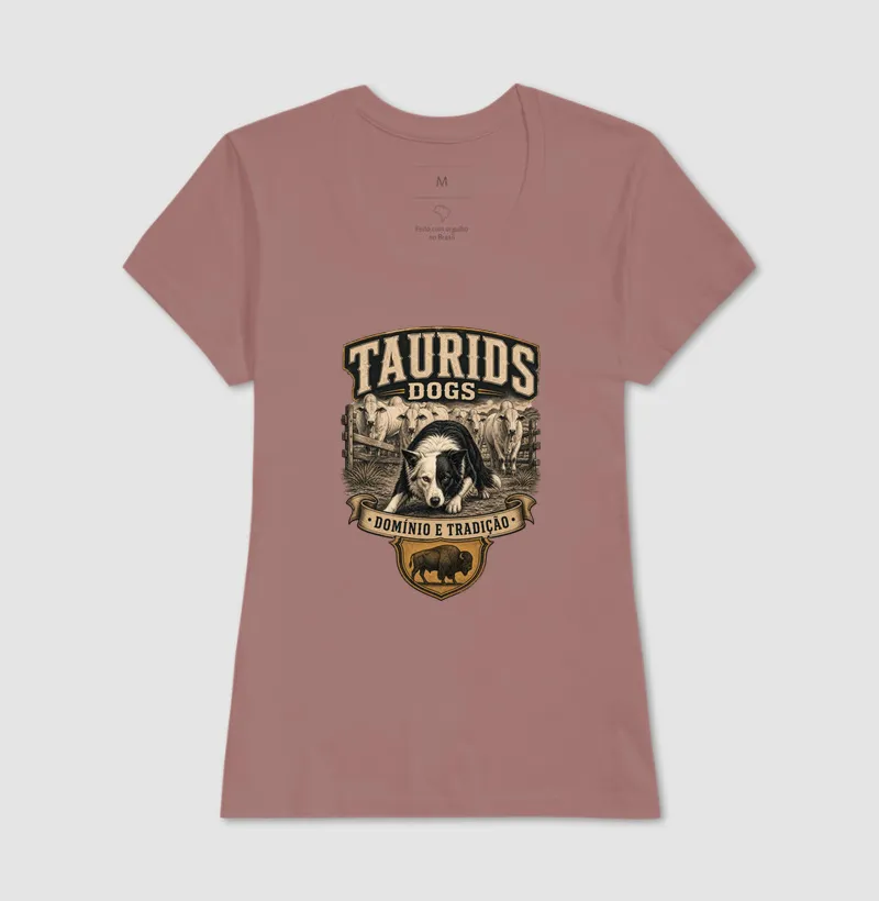 CAMISETA TAURIDS DOGS DOMINIO E TRADIÇÃO BORDER  - Imagem 17