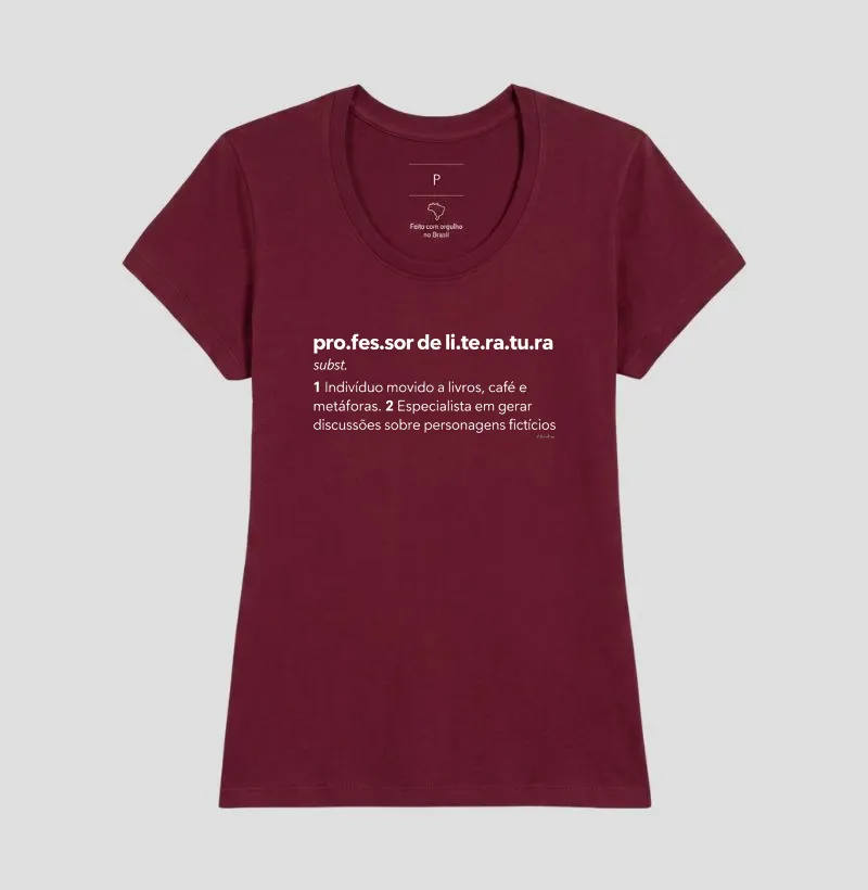 Camiseta Professor de Literatura — Livros, Café e Metáforas - Imagem 19
