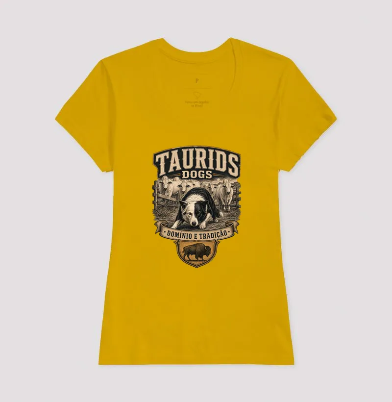 CAMISETA TAURIDS DOGS DOMINIO E TRADIÇÃO BORDER  - Imagem 15