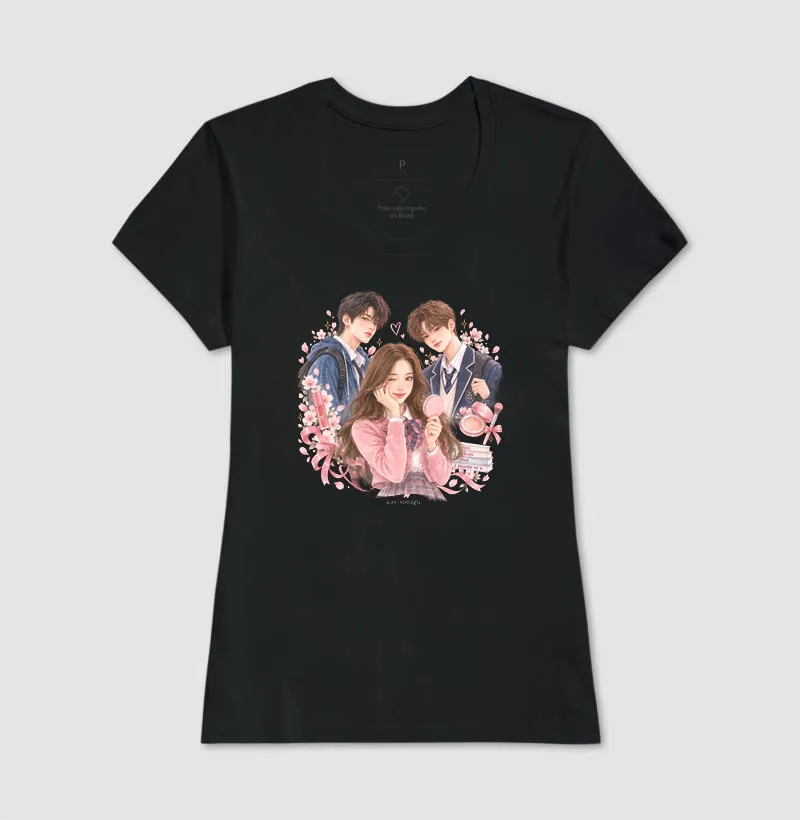 Camiseta Beleza | Romance Escolar em Aquarela - Imagem 6