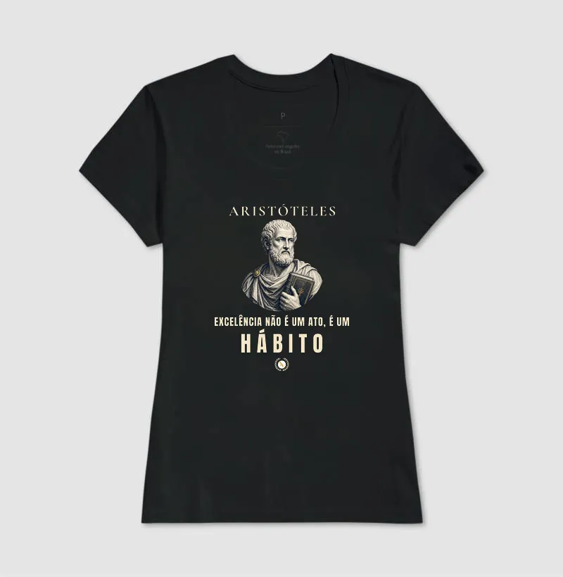 Camiseta "O Hábito" | A Excelência de Aristóteles - Imagem 6