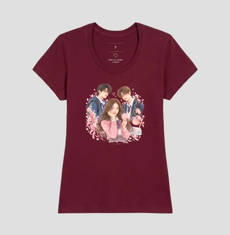Camiseta Beleza | Romance Escolar em Aquarela - Imagem 16