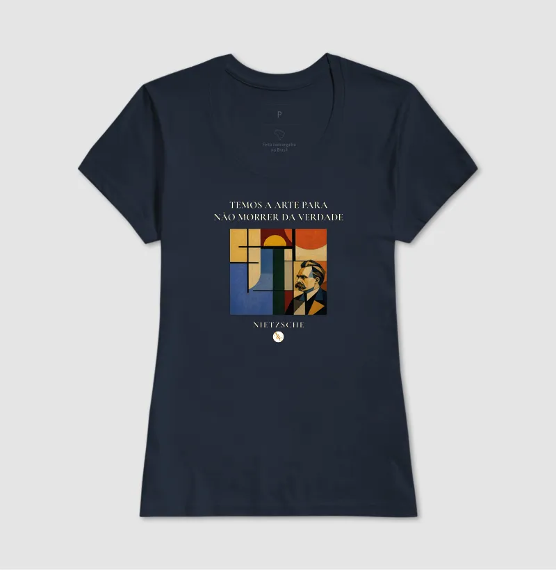 Camiseta A Arte de Não Morrer - Nietzsche - Imagem 10