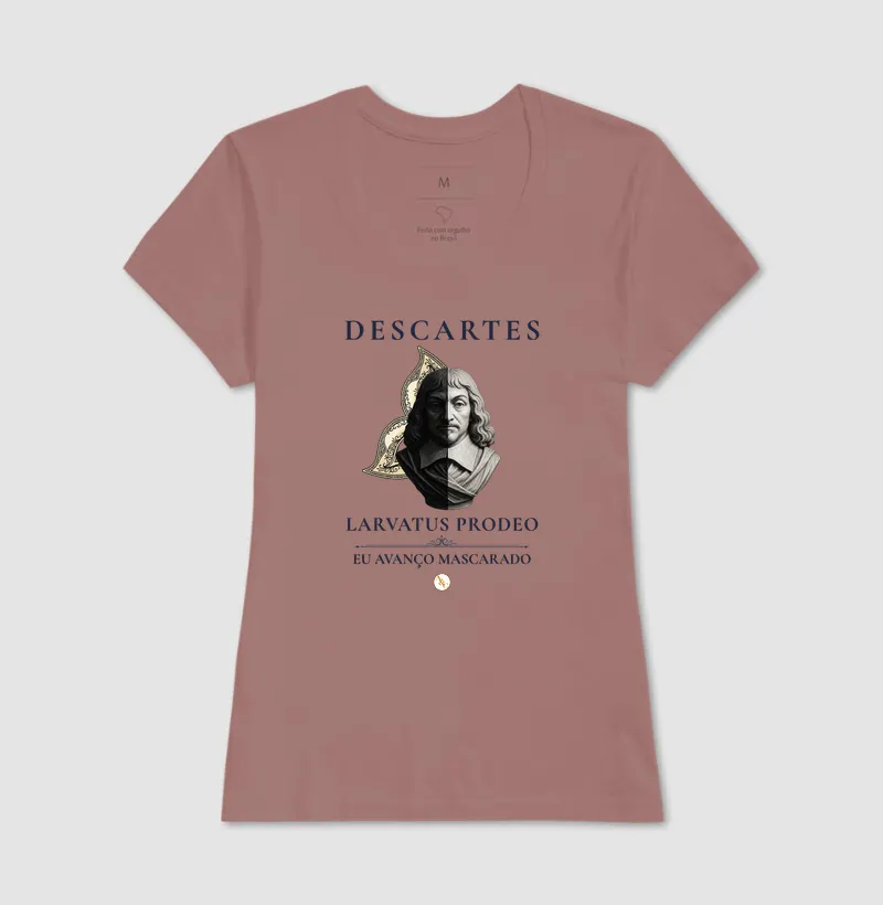 Camiseta A Máscara da Razão | Descartes - Imagem 20