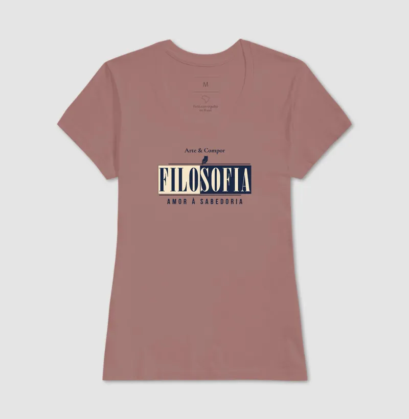 Camiseta Amor à Sabedoria – Filosofia para Quem Pensa - Imagem 20