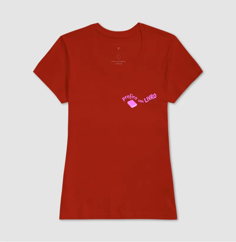 Camiseta Prefiro um Livro - Imagem 11