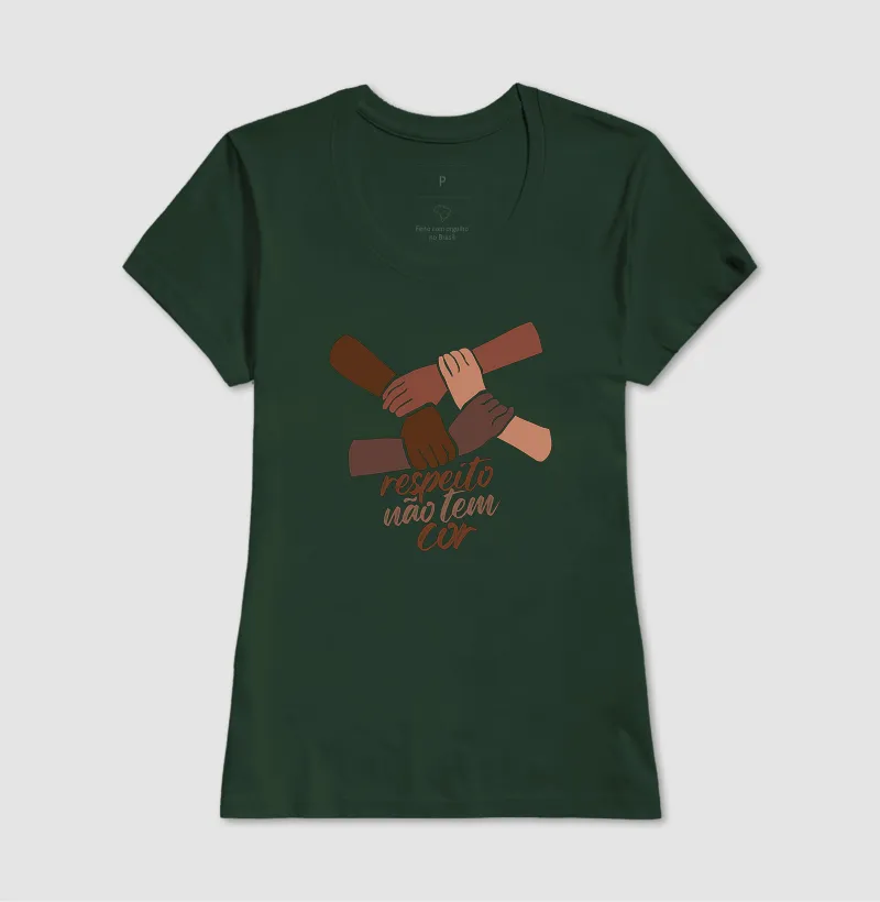 Camiseta Respeito Não Tem Cor - Imagem 14