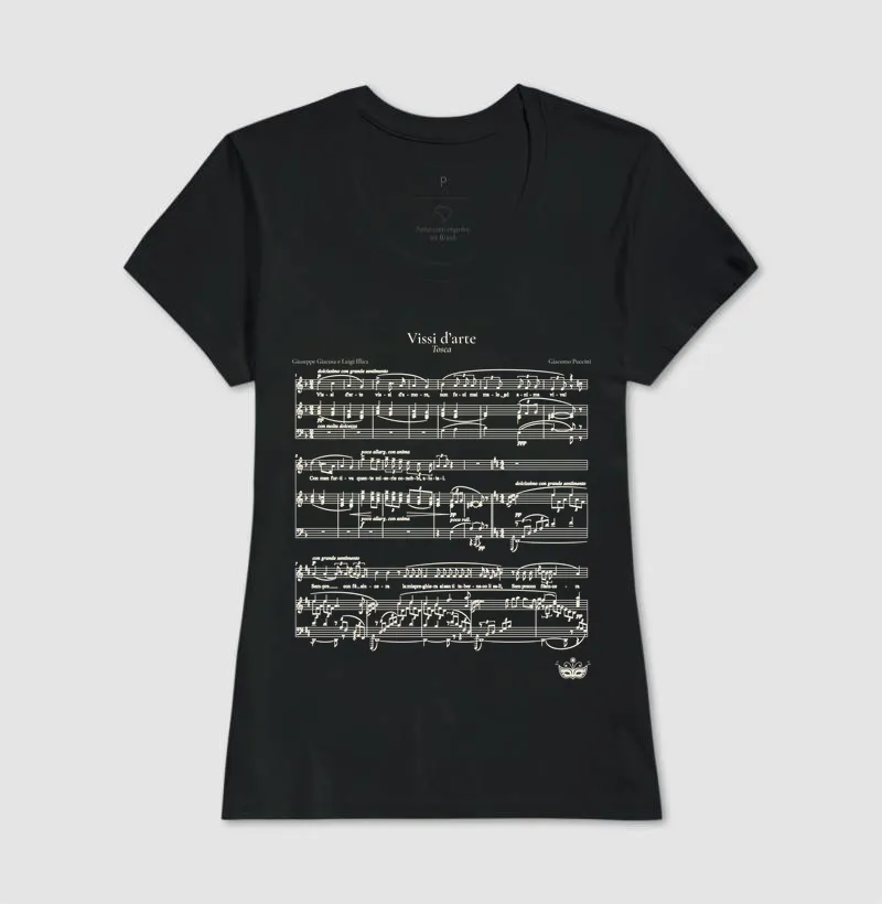 Vissi d’arte - Tosca | Camiseta de Ópera - Imagem 3
