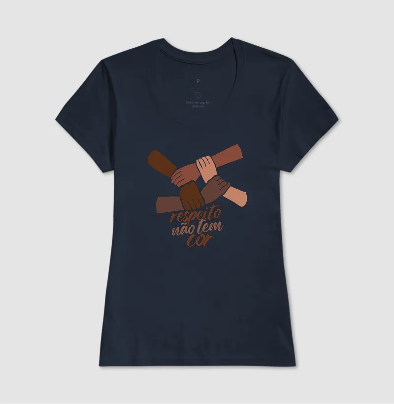 Camiseta Respeito Não Tem Cor - Imagem 10