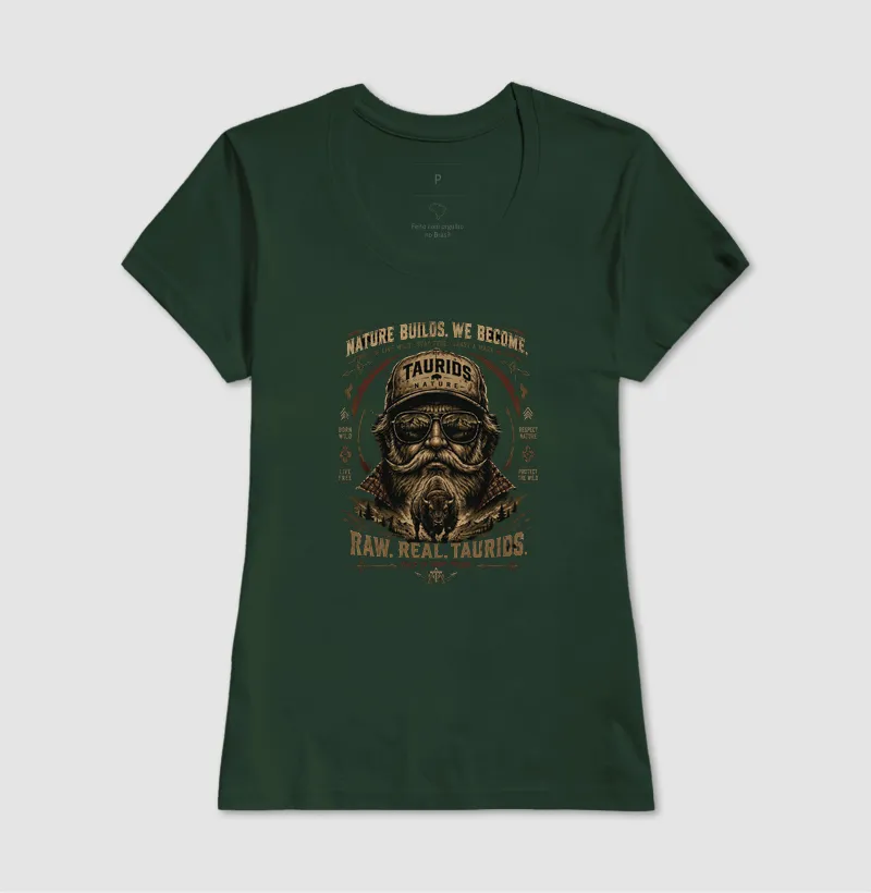 CAMISETA TAURIDS NATURE BUILDS WE BECOME  - Imagem 9
