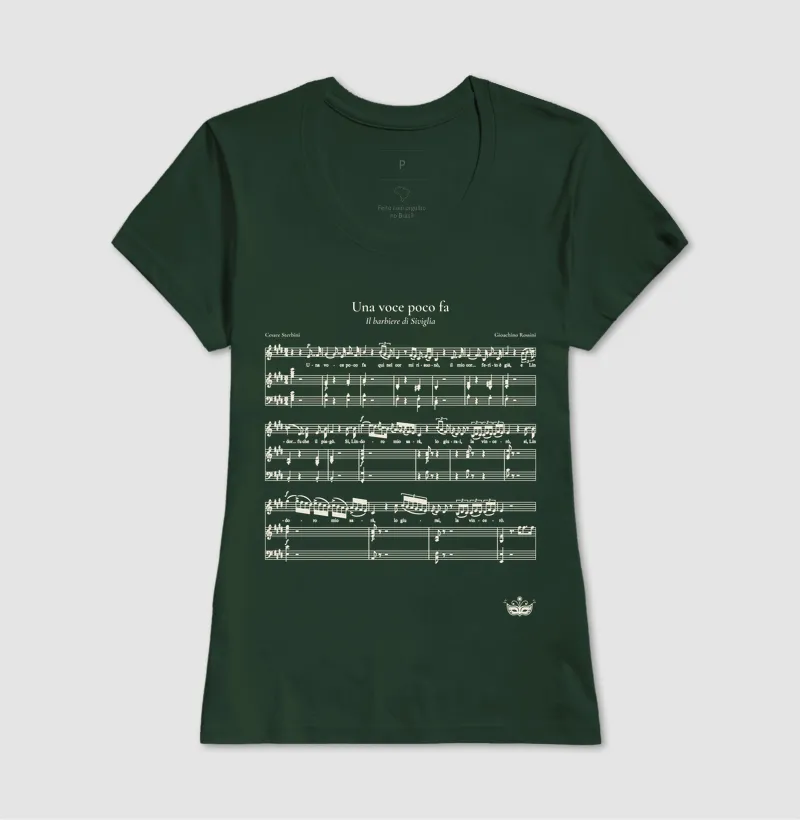 Una voce poco fa - Il barbiere di Siviglia | Camiseta de Ópera - Imagem 13