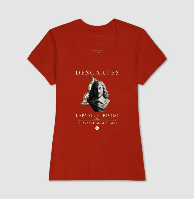 Camiseta A Máscara da Razão | Descartes - Imagem 14