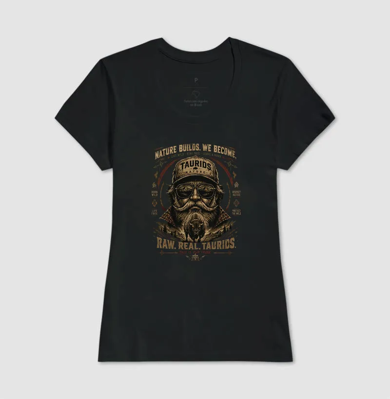 CAMISETA TAURIDS NATURE BUILDS WE BECOME  - Imagem 3