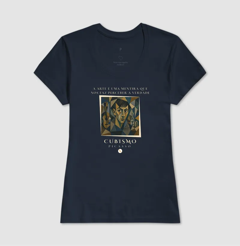 Camiseta Desconstrua o Olhar | Arte Moderna Inspirada em Picasso - Imagem 10