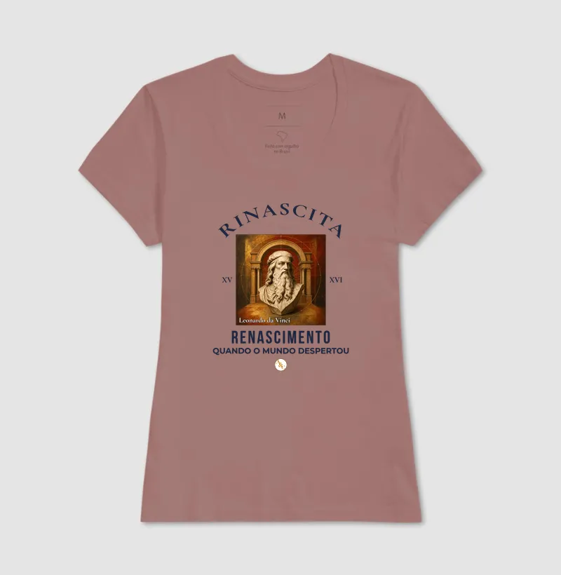 Camiseta Rinascita — O Renascer do Pensamento (Arte & Compor) - Imagem 20
