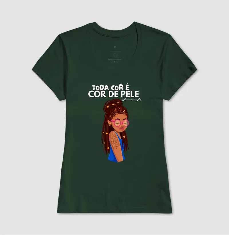 Camiseta Toda Cor é Cor de Pele - Imagem 16