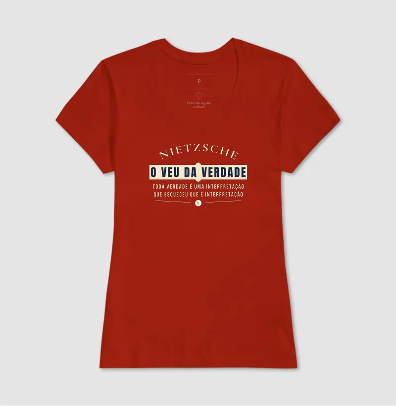 Camiseta Filosófica Nietzsche | Estampa O Véu da Verdade - Imagem 14