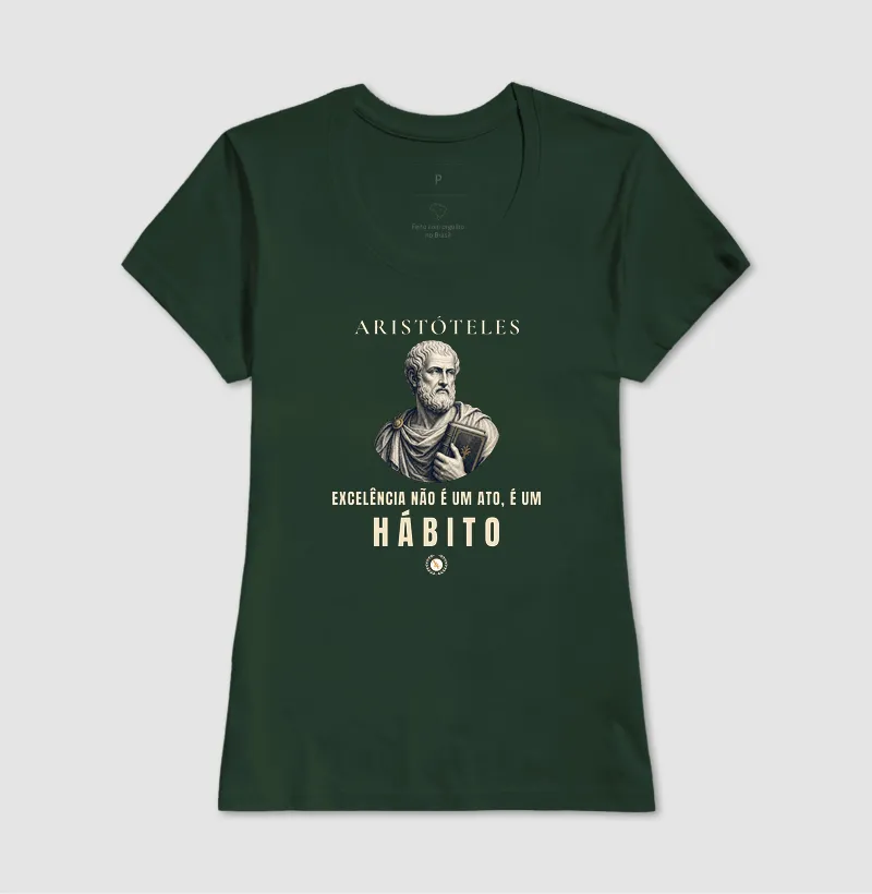 Camiseta "O Hábito" | A Excelência de Aristóteles - Imagem 16
