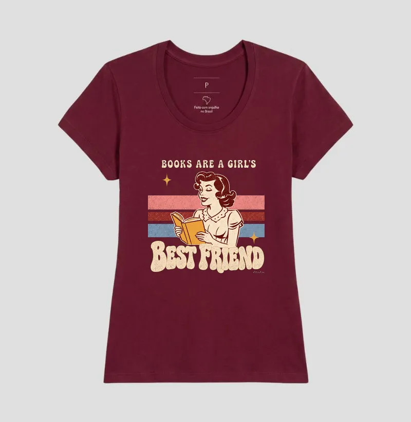 Camiseta Books Are a Girl’s Best Friend - Imagem 19