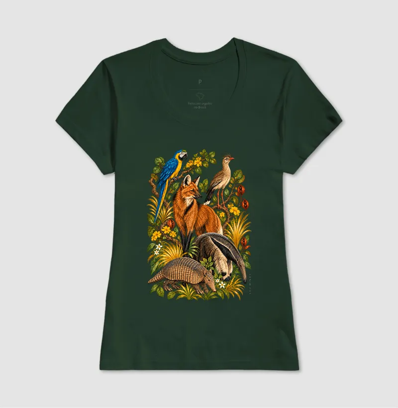 Camiseta Fauna de Minas | Animais do Cerrado | Natureza das Gerais - Imagem 11