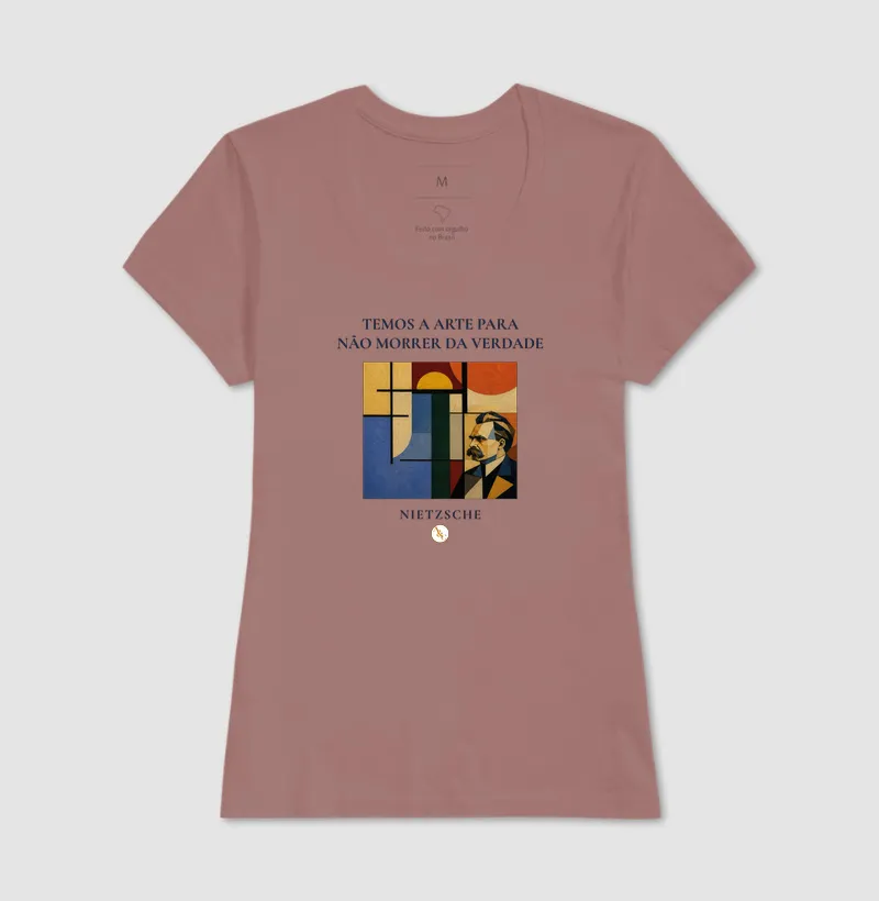 Camiseta A Arte de Não Morrer - Nietzsche - Imagem 20