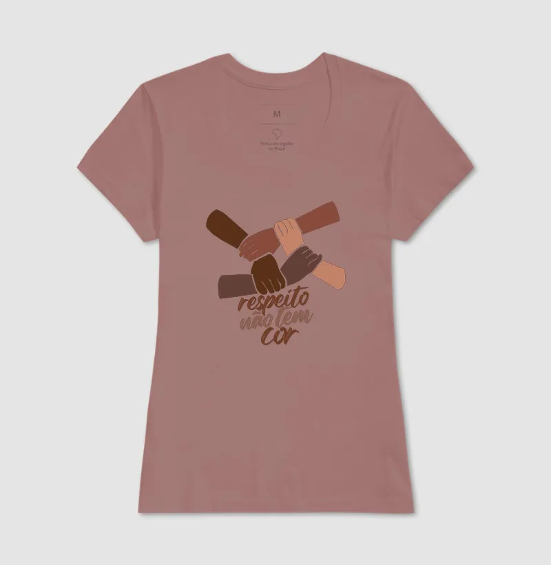 Camiseta Respeito Não Tem Cor - Imagem 18