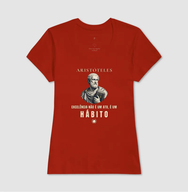Camiseta "O Hábito" | A Excelência de Aristóteles - Imagem 14