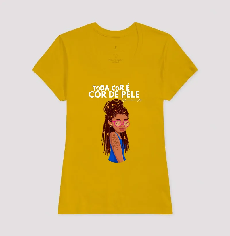 Camiseta Toda Cor é Cor de Pele - Imagem 18