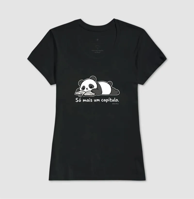 Camiseta Só Mais um Capítulo — Panda Leito - Imagem 3