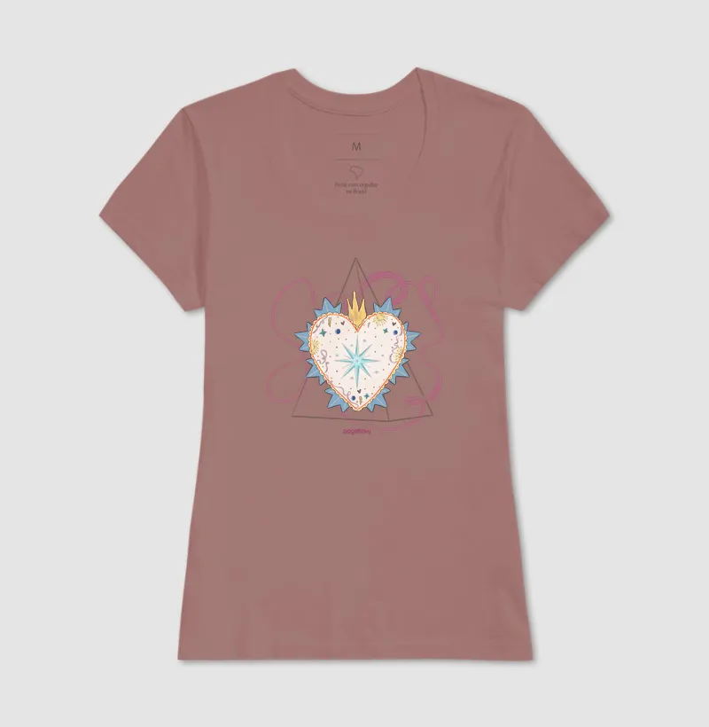 T shirt Coração flamejante - Imagem 9