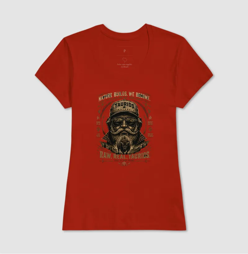 CAMISETA TAURIDS NATURE BUILDS WE BECOME  - Imagem 7