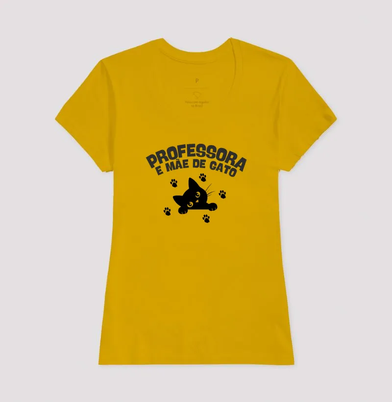 Camiseta Professora e Mãe de Gato - Imagem 9