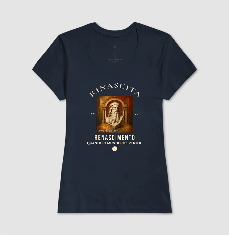 Camiseta Rinascita — O Renascer do Pensamento (Arte & Compor) - Imagem 10