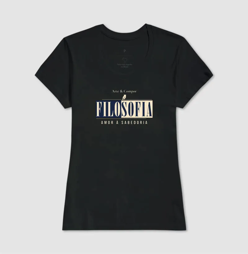 Camiseta Amor à Sabedoria – Filosofia para Quem Pensa - Imagem 6