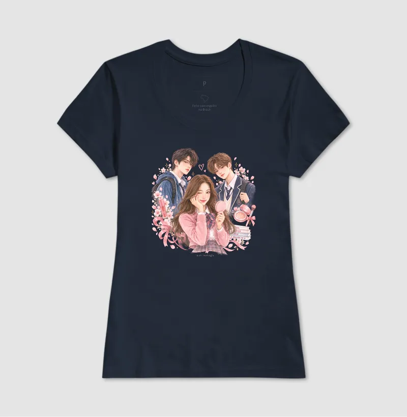 Camiseta Beleza | Romance Escolar em Aquarela - Imagem 10