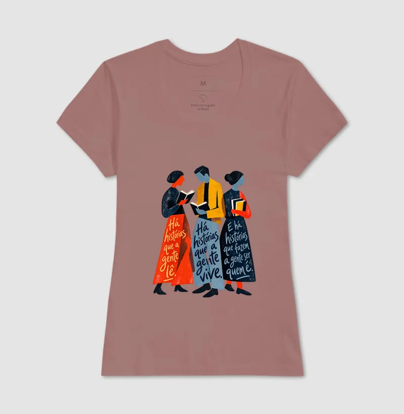 Camiseta Há Histórias Que a Gente Lê - Imagem 17