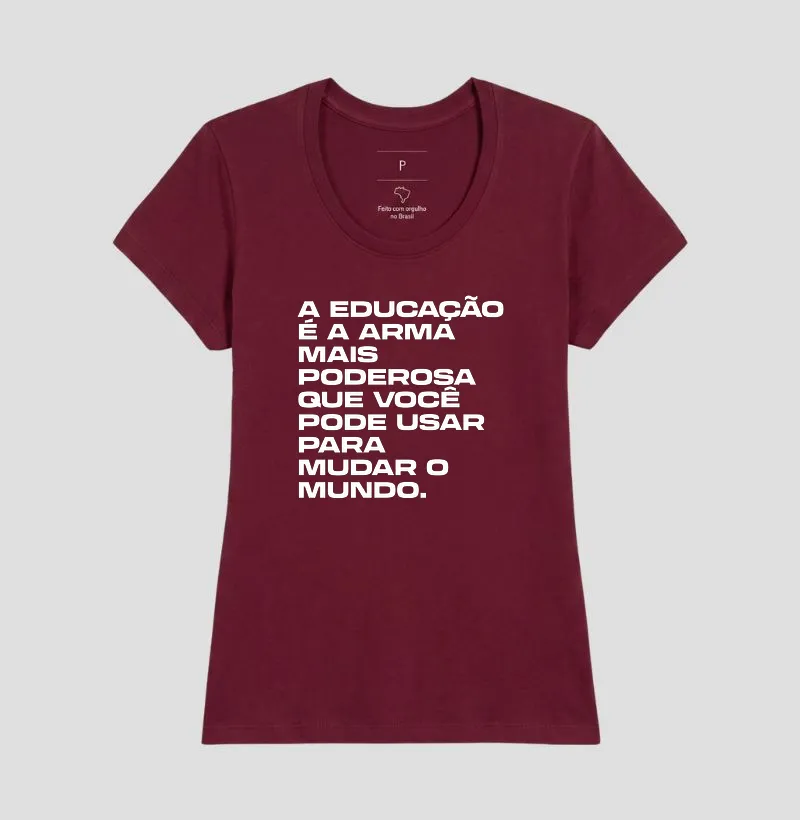 A educação é a armamais poderosaque você pode usar para mudar o mundo. - Imagem 13