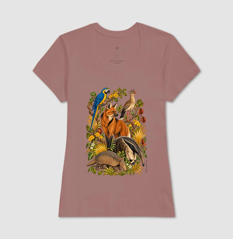Camiseta Fauna de Minas | Animais do Cerrado | Natureza das Gerais - Imagem 13